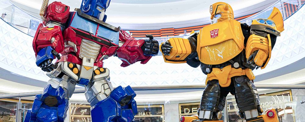 The TRANSFORMERS Bots Roll Out To The Galleria Al Maryah Island